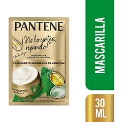 PANTENE - Tratamiento Capilar Reparador De Keratina 8 Sobres x 30 Ml