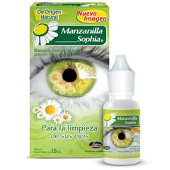 SOPHIA - Solución Oftálmica Manzanilla Limpieza De Ojos x 15 Ml