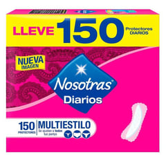 NOSOTRAS - Protectores Diarios Multiestilo x 150 Und