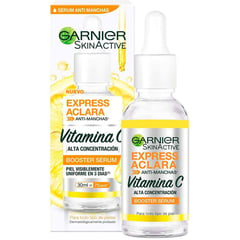 GARNIER - Suero Facial Anti Manchas Vitamina C Express Aclara X 30 Ml