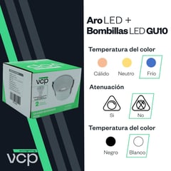 VCP - Blanca - Bala Led Ojo De Buey Redondo 7w Certificado