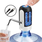 JAYSTORE - Dispensador D Agua Automático Eléctrico Recargable USB Bomba Universal