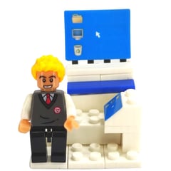 GENERICO - Juguete Capsula Mini Lego Colegio