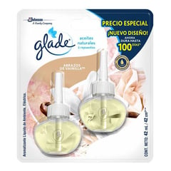 GLADE - Ambientador Aceites Naturales Vainilla x 2 Und