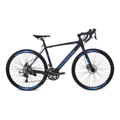 ROADMASTER - Bicicleta Fire Shimano M R700 18Vel Negro Azul