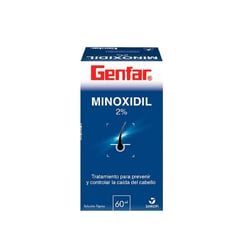 GENFAR - Minoxidil Forte 2% Control A La Caída Del Cabello X 60 Ml