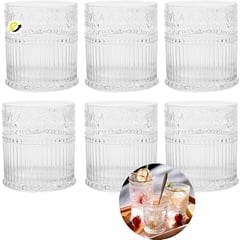 ALUMAR - Vaso para vino agua vintage en cristal x6unds premium 11 oz