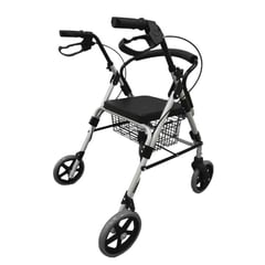 TME - Caminador de 4 ruedas Plegable Asiento Rígido 965LH1