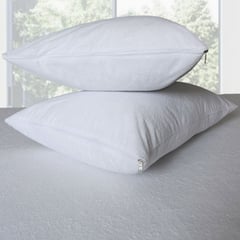 HOGARETO - Set x 2 Protector impermeable para almohada 70x50cm .