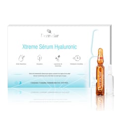 DERM CLAR - Serum Hyaluronic. 2 tipos de acido hialuronico mejora arrugas y líneas de expresión Dermclar ampollas 2ml x AMP 5