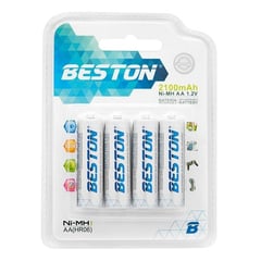 BESTON - Bateria Recargable Aa 2100mah X4