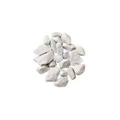 GENERICO - Piedra blanca decorativa para jardín, x 5 kg