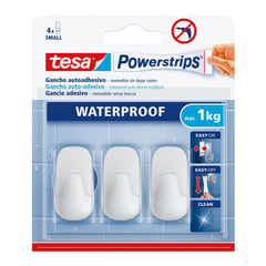 TESA - Gancho adhesivo baño 1kg x 3 unidades