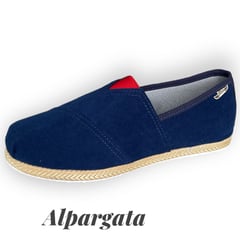 XIAN SHOES - Alpargata HOMBRE yute azul tom