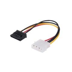 GENERICO - Cable de poder molex macho a sata hembra 15 centímetros