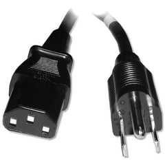 GENERICO - Cable de poder para pc de 3 metros