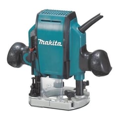 MAKITA - Ruteadora 900W guia y estuche 1.1/4 HP 3/8 RP0900K