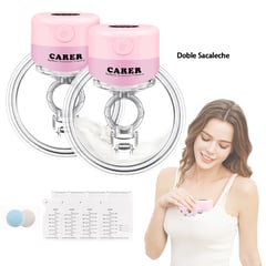 CARER SPARK - Extractor Doble Leche Materna Mano libre Sacaleche