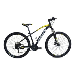 ROADMASTER - Bicicleta Wind Microshift M R275 24Vel Negro Amarillo.