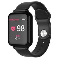 UBMD - Smartwatch Reloj Inteligente B57 Monitor Ritmo Cardiaco Negro.