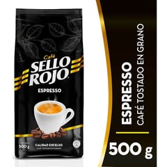 SELLO ROJO - Cafe Espresso Grano