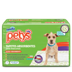 PETYS - Tapetes Absorbentes X 12 Und + Pañitos Clorix x 40 Unds