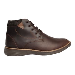 CALZADO CON ALTURA MONSERRATE - Botas en CUERO para hombre marca Monserrate Ref Ciénaga color Roble