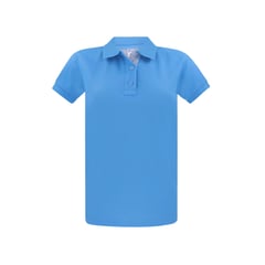 HAMER - Polo para mujer azul claro