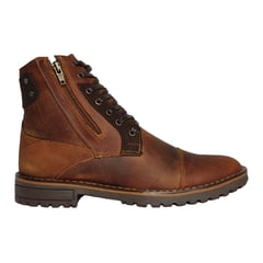 CALZADO CON ALTURA MONSERRATE - Botas en CUERO para hombre marca Monserrate Ref Quimbaya color caoba