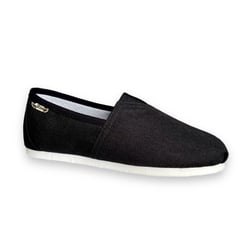 XIAN SHOES - Alpargata hombre negro clasica