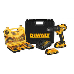 DEWALT - TALADRO PERCUTOR 1/2 2 BATERIAS 100 PZS DCD7781S2A-B3