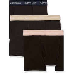 CALVIN KLEIN - Paquete De 3 Calzoncillos Tipo Bóxer De Algodón El