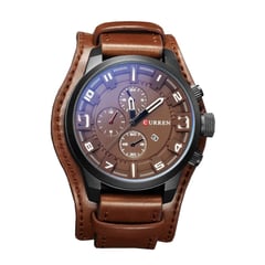 CURREN - Reloj Hombre 8225 Cuarzo Correa De Cuero Lujo