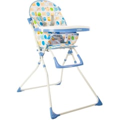 INFANTI - Silla de comer plegable candy azul