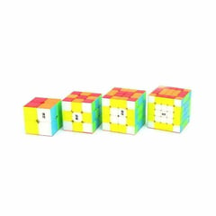 QIYI - Set Cubos Rubik 2x2 3x3 4x4 5x5 Stickerless