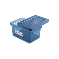 ORDENE - Caja con tapa 8,5 litros azul