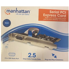 MANHATTAN - TARJETA PCI EXPRESS SERIAL