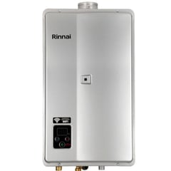 RINNAI - Calentador de paso agua 23 lts a gas propano- Rinnai- Gris