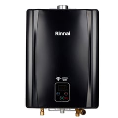 RINNAI - Calentador de paso agua 17 lts a gas natural- - Negro