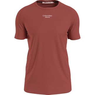 CALVIN KLEIN - Camiseta coral slim de algodón