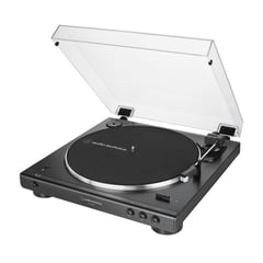 AUDIO TECHNICA - Tornamesa tocadiscos audio-technica AT-LP60x BK Bluetooth NEGRO