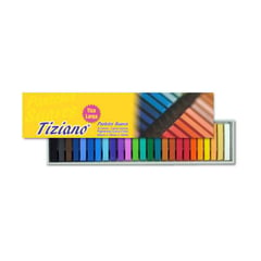 TIZIANO - Tizas Pastel Suave Larga 25 Unidades.