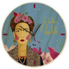 GAMA DIGITAL - Reloj de pared Frida Floral.