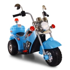 HOMESALE - Moto Eléctrica Triciclo Trimoto TipoHarley Chopper Azul