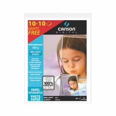 CANSON - Papel Photo Glossy A4 -20 hojas.