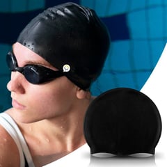 COMPRALOENCASA COM - Gorro natación silicona resistente durable piscinas rf st-2