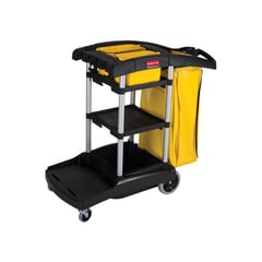 RUBBERMAID - Carro De Limpieza De Gran Capacidad Con Bolsa De Vinilo