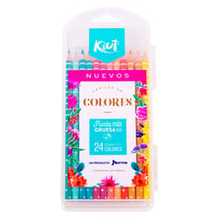 KIUT - Caja de Colores X 24 piezas