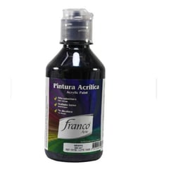 FRANCO ARTE - Pintura Al Frio Negro 250 Ml