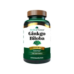 MEDICAL GREEN - Ginkgo Biloba 60mg 100 Capsulas